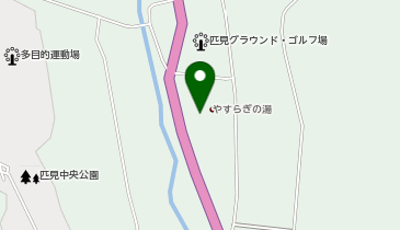 [EV]匹見峡温泉やすらぎの湯の地図画像