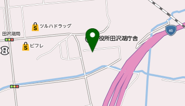 [EV]仙北市 田沢湖庁舎の地図画像