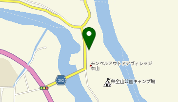 [EV]モンベル アウトドアヴィレッジ本山の地図画像