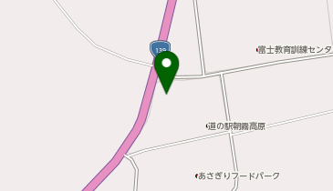 [EV](株)パワーエックス 道の駅 朝霧高原の地図画像