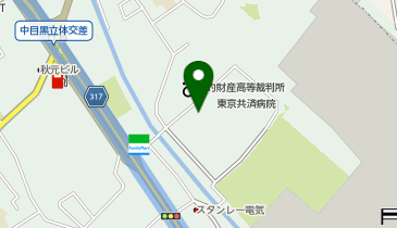 [EV]国家公務員共済組合 東京共済病院 第1駐車場の地図画像