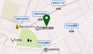 [EV]日野市役所 (第3P)の地図画像