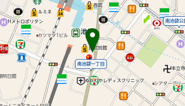 [EV]パーク24(株) タイムズヨドバシHD池袋ビル駐車場 (地下P)の地図画像