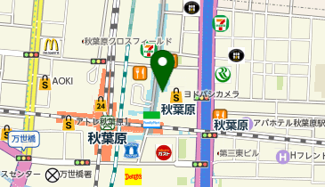 [EV]パーク24(株) タイムズヨドバシAkiba (地下P)の地図画像
