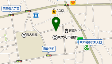 [EV]東大和市役所 本庁舎 (第2P)の地図画像