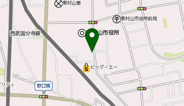 [EV]東村山市役所 本庁舎の地図画像