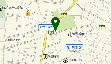 [EV](株)第一興商 ザ・パーク 中野区新井5丁目の地図画像
