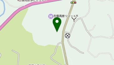 [EV]吉備中央町 吉備高原都市 きびプラザ (吉備高原リゾートホテル)の地図画像