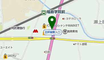 [EV]ネッツトヨタ福島(株) オンリー鎌田店の地図画像