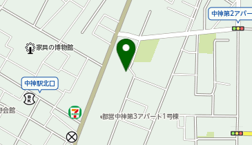 [EV]東京都 中神第3アパートの地図画像