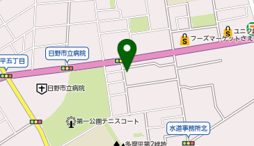 [EV]東京都 多摩平四丁目アパートの地図画像
