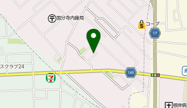 [EV]東京都 国分寺内藤一丁目第3アパートの地図画像