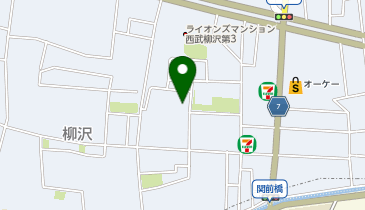 [EV]東京都 柳沢二丁目アパートの地図画像