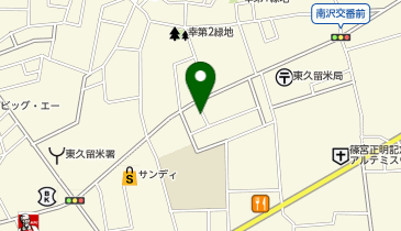 [EV]東京都 東久留米中央町一丁目アパートの地図画像