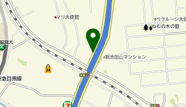 [EV]東京都 品川区上大崎パーキングチケットの地図画像