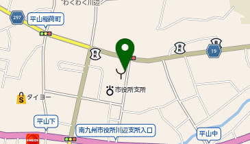 [EV]南九州市 市役所川辺庁舎の地図画像