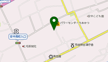[EV]安中市 市役所本庁舎の地図画像