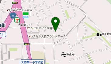 [EV]ミノラスパーキング大森東2丁目第2の地図画像