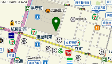 [EV]広島県庁 外来駐車場の地図画像