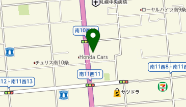 [EV]大和ハウスパーキング(株) Dパーキング南10条西10丁目第1の地図画像