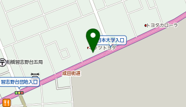 [EV]ネッツトヨタ東都(株) 習志野店の地図画像