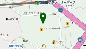 [EV]グランベリーパーク (立体B駐車場 4階)の地図画像