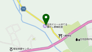 [EV](有)日光グリーンホテル 日光ぐりーんほてる 懐かし家 風和里の地図画像