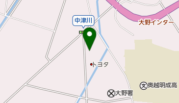 [EV]福井トヨタ(株) 大野店 (トヨペット)の地図画像