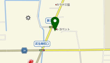 [EV]福井トヨタ(株) 武生店 (トヨペット)の地図画像