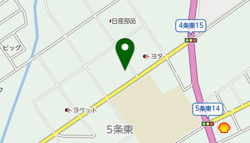 [EV]北海道三菱自動車販売(株) 岩見沢店の地図画像