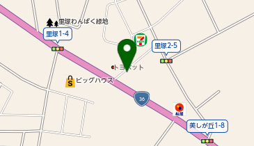 [EV]北海道三菱自動車販売(株) 里塚店の地図画像