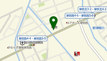 [EV]北海道三菱自動車販売(株) 厚別通店の地図画像