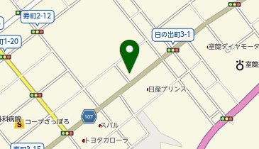 [EV]南北海道三菱自動車販売(株) 室蘭店の地図画像