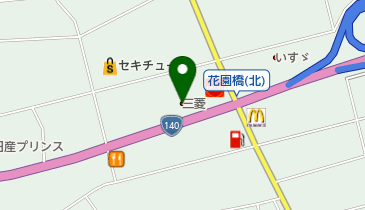 [EV]東日本三菱自動車販売(株) 花園インター店の地図画像