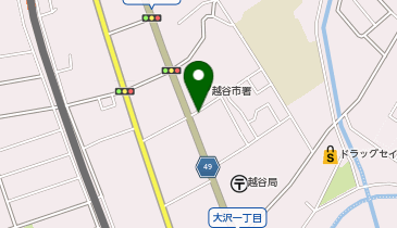 [EV]東日本三菱自動車販売(株) 越谷大沢店の地図画像
