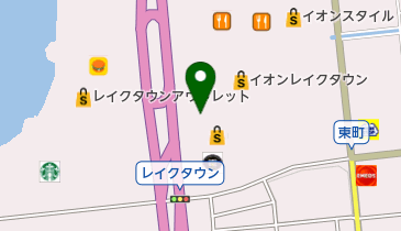 [EV]イオンリテール(株) イオンレイクタウンmori (入口G2前駐車場)の地図画像