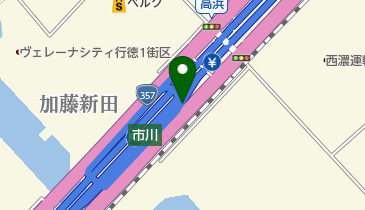 [EV]首都高速道路サービス(株) 湾岸線 市川PA (上り・西行)の地図画像