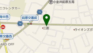 [EV]東日本三菱自動車販売(株) 小金井店の地図画像