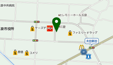 [EV]五泉三菱自動車販売(株) 五泉店の地図画像