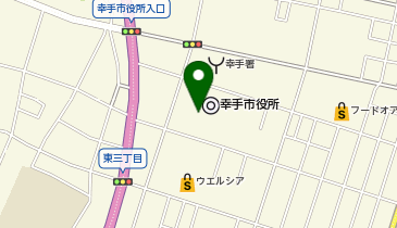 [EV]幸手市役所の地図画像