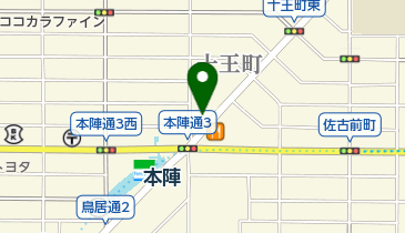 [EV]西日本三菱自動車販売(株) 本陣店の地図画像