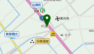 [EV]西日本三菱自動車販売(株) 豊橋瓜郷店 (電動DS)の地図画像