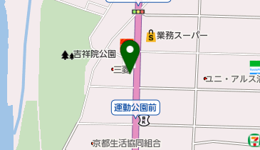 [EV]京都三菱自動車販売(株) 吉祥院店の地図画像