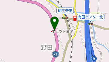 [EV]ネッツトヨタ和歌山(株) 有田店の地図画像