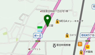 [EV]西日本三菱自動車販売(株) 富田林店の地図画像