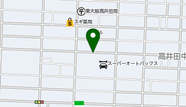 [EV](株)井上カーグウド スーパーオートバックス布施高井田の地図画像