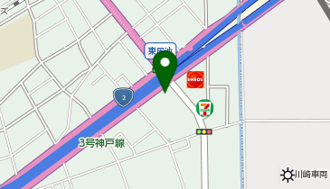 [EV]兵庫三菱自動車販売(株) 神戸本店 (電動DS)の地図画像