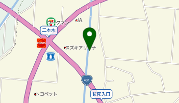 [EV]日本海三菱自動車販売(株) 米子二本木店の地図画像