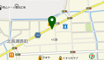 [EV]西日本三菱自動車販売(株) 岡山店 (電動DS)の地図画像