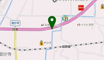 [EV]西日本三菱自動車販売(株) 津山店 (電動DS)の地図画像